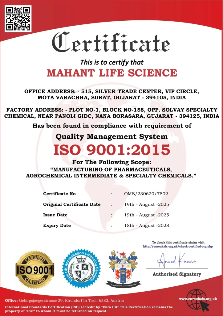 7802 - 9K MAHANT LIFE SCIENCE