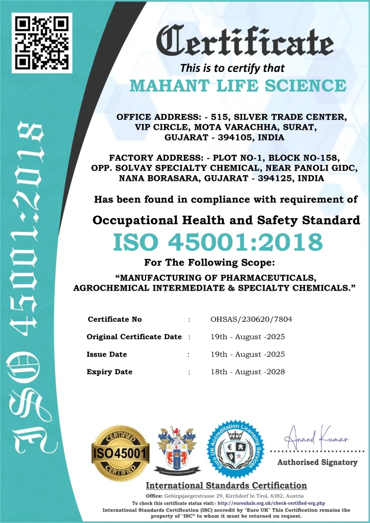 7804 - 45K MAHANT LIFE SCIENCE